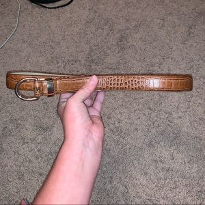Target Accessories - Cognac snakeskin belt Target Accessories - Cognac snakeskin belt